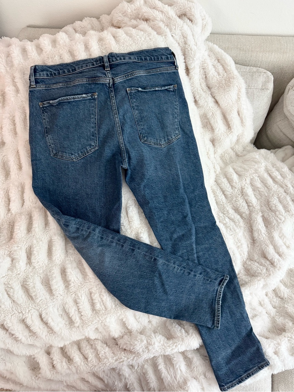 Agolde Blue Medium Wash Jeans - Picture 2 of 3